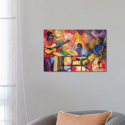 " Jazz Trio " by Everett Spruill Painting Print