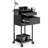 Rolling Craft Cart Metal Storage Cart with Lockable Drawer Salon SPA Trolley-93101722