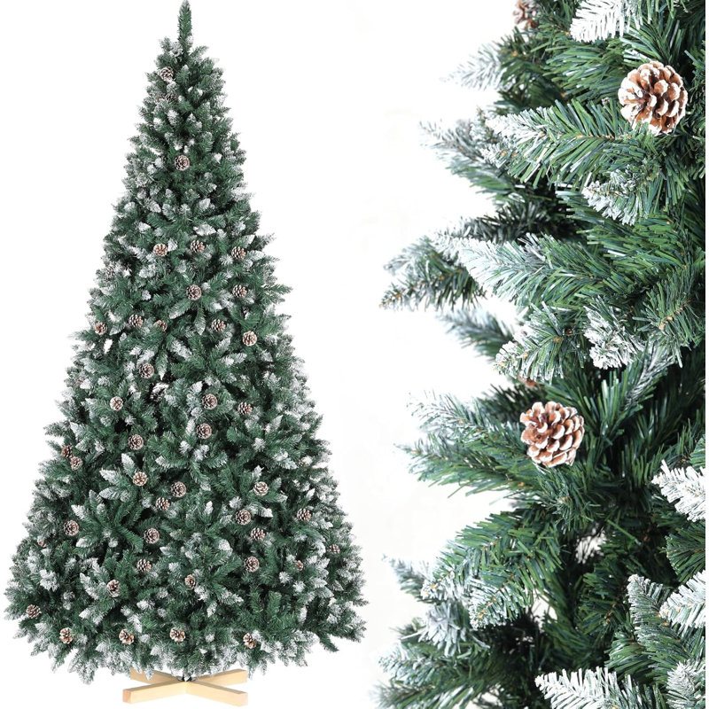 Lighted Artificial Christmas Tree, 7.87' H