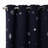 Corderius Polyester Snowflake Silver Foil Print Blackout/Room Darkening Thermal Grommet Curtains-581237245-581237243