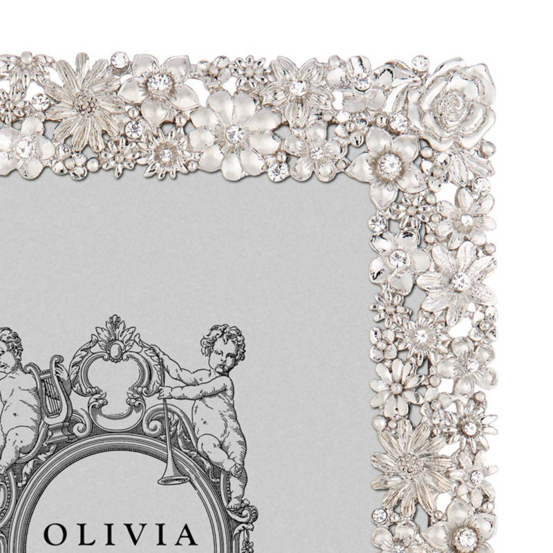 Everleigh Metal Picture Frame, 4" x 6", Silver