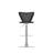 Honea Swivel Upholstered Adjustable Height Counter Stool with Metal Frame-16216042