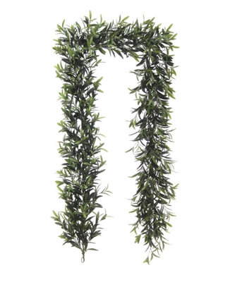 9' Artificial Olive Leaf Garland