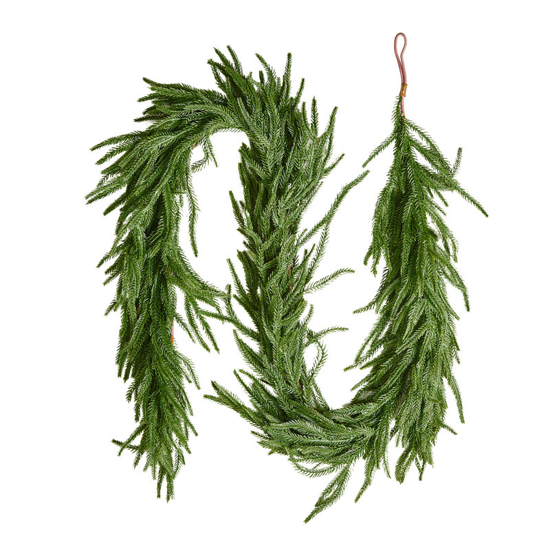 27.1cm Faux Garland, 182.9cm