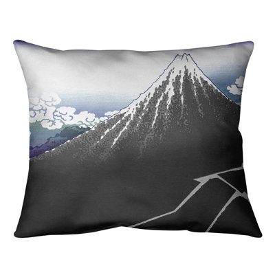 Coussin lombaire katsushika hokusai, au-dessous du summit