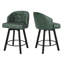 Tabouret de comptoir pivotant en similicuir avec pieds en métal-1724233180