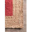 Tapis d'intérieur en jute rouge Giard-1328667467