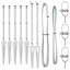 Fence Posts Manual 7 Pcs Galvanised Steel-2133237151-2133237138
