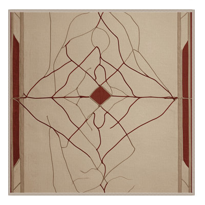 Linear Echoes Rug