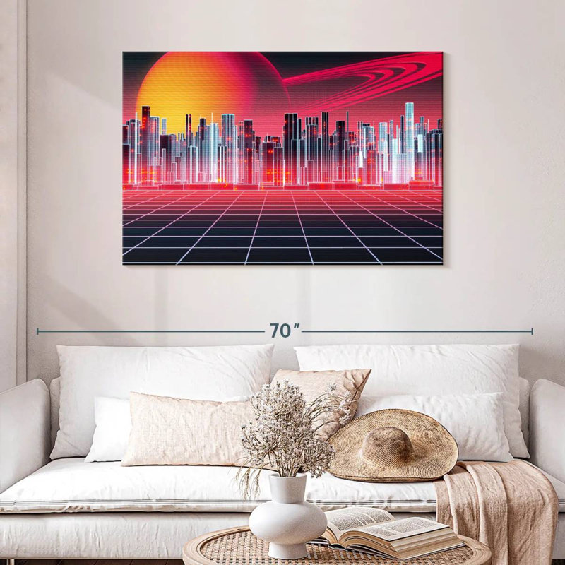 Kelan Digital Metropolitan, 30" H x 45" W