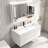 Modern minimalist bathroom cabinet