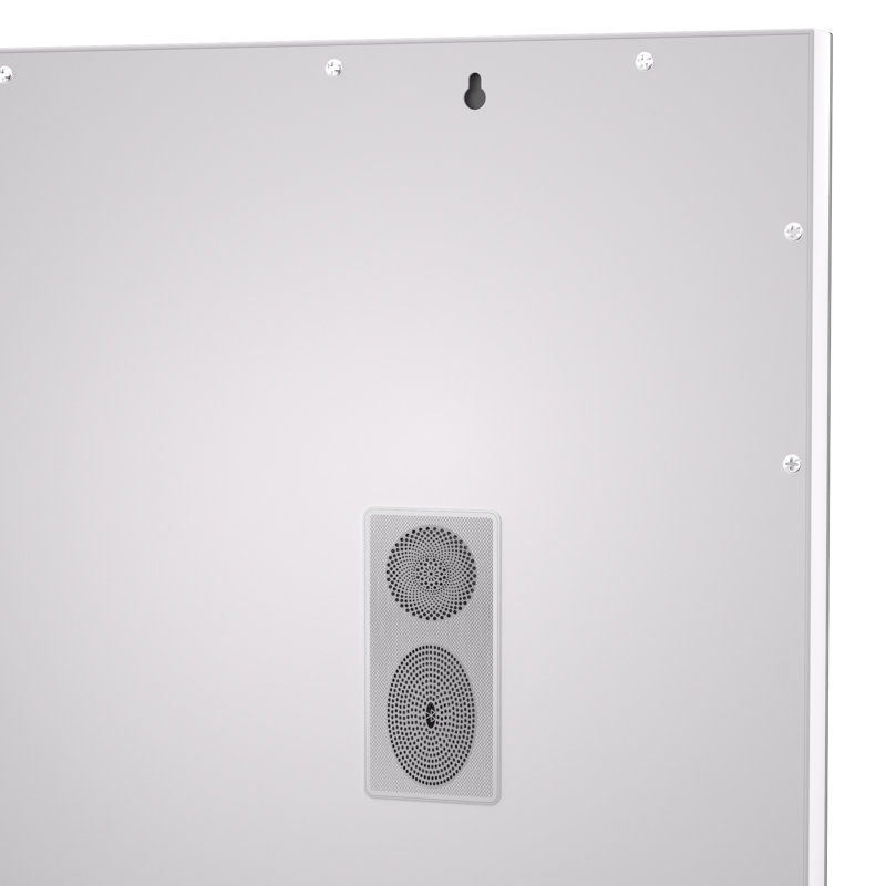 Rectangle Hollywood Lighted Makeup Mirror with Bluetooth Speaker & Tempered Glass, 27.50" x 19.50"