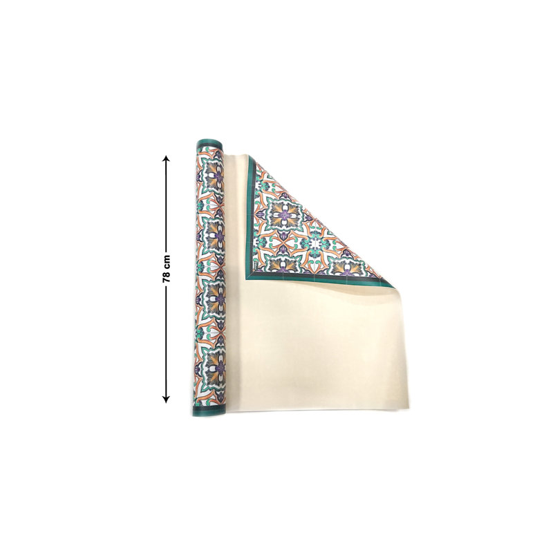 Geometric Area Rug, Runner 78 x 225cm