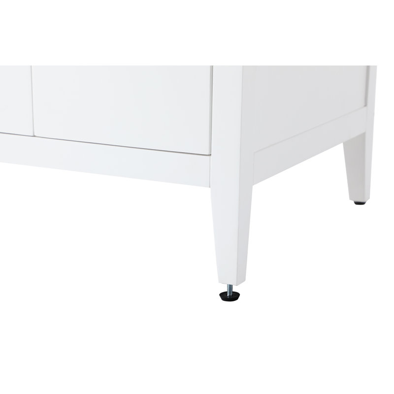 24 Inch Single Bathroom Vanity, White