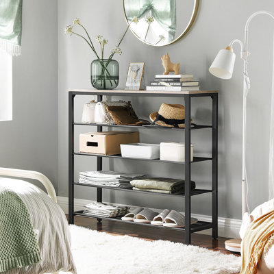 5-Tier Storage 25 Pair Shoe Rack
