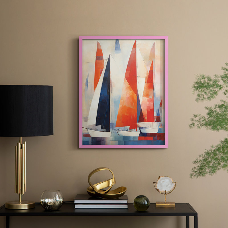 «NAUTICAL Series CD XXXI», Rose, H 30 po x l 24 po
