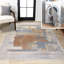 Giavonna Abstract Coastal Watercolor Machine-Washable Cream/Multi Rug-673081797