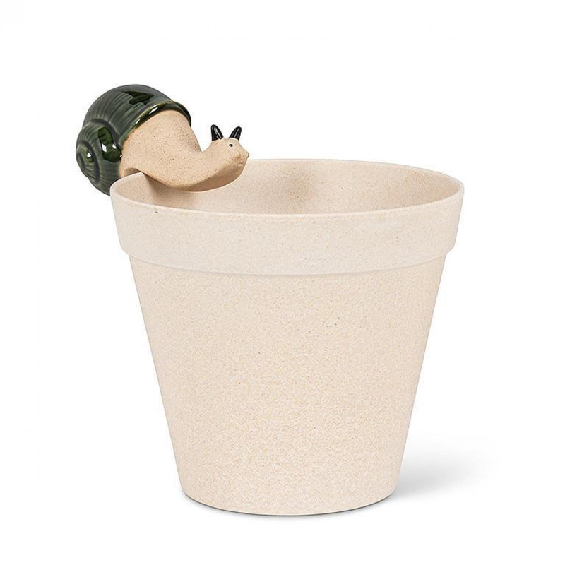 Climbing Snail Pot Hanger Figurine