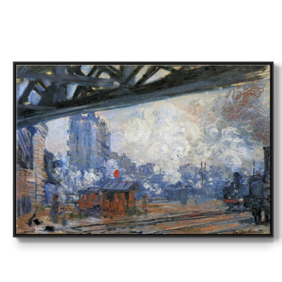 The Station Saint - Reproduction sur toile avec cadre flottant