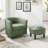 Upholstered Chair With Ottoman-789597966
