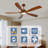 60 Inch  Wood Ceiling Fans With Lights And Remote, 5 Solid Wood Blades,Modern  Low Profile Ceiling Fan With Light, 6 Speed, Reversible DC Motor, For Bedroom/Outdoor/Farmhouse/Patios