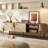 Luxury-modern high-end saddle leather TV cabinet-2066892716