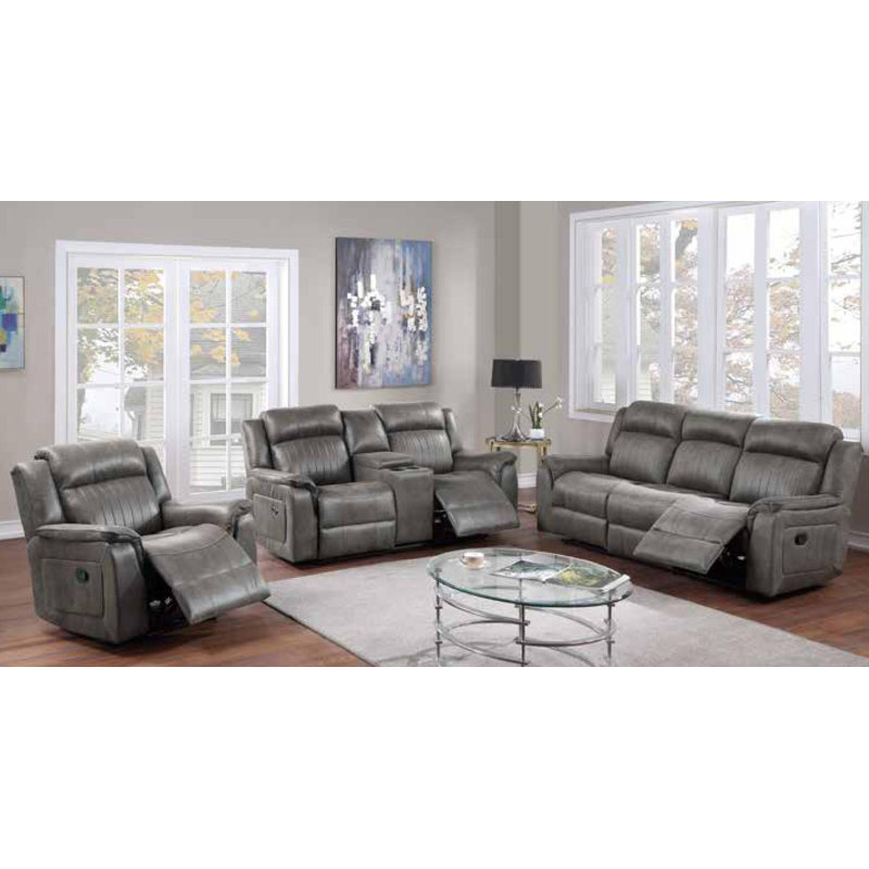 Ensemble de salon inclinable 3 pièces Delastre