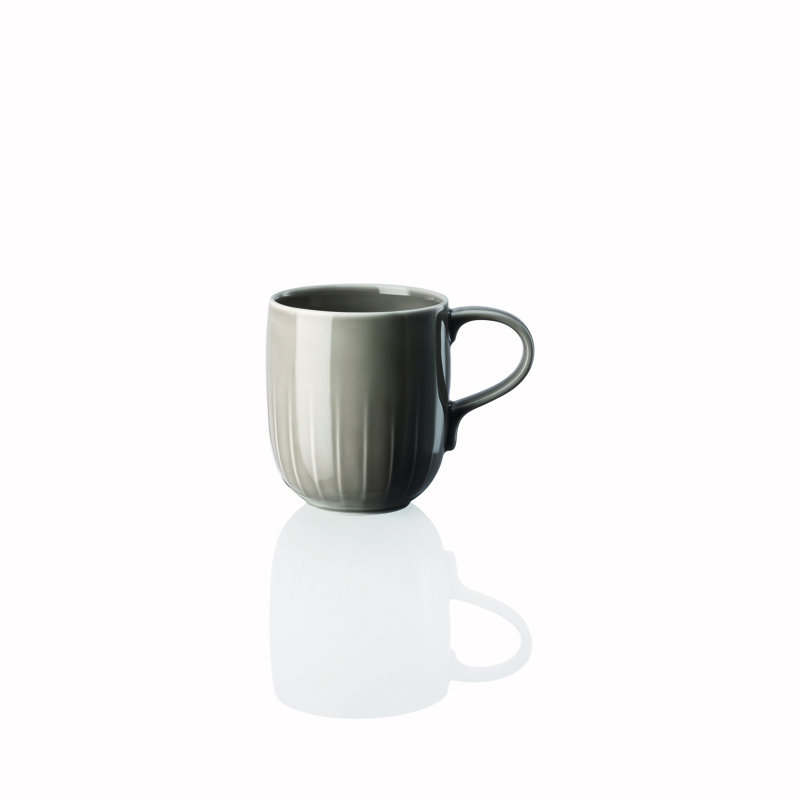 Joyn Porcelain Coffee Mug, Gray