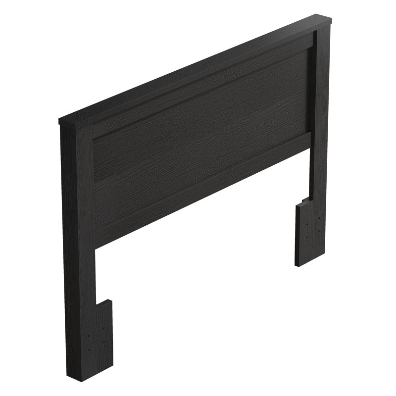 Tevrat Panel Headboard, Full/Queen, Black Oak