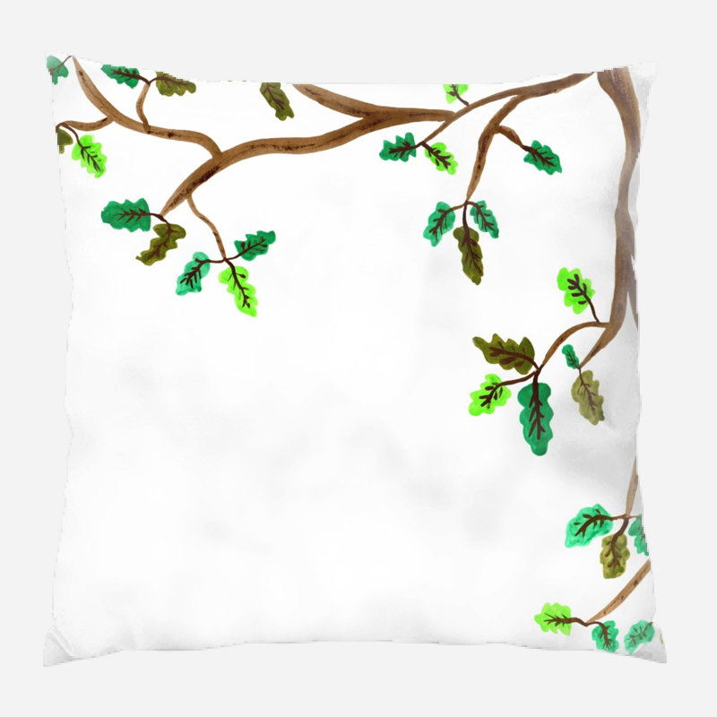 Coussin décoratif Rhone, Microsuède, Intérieur