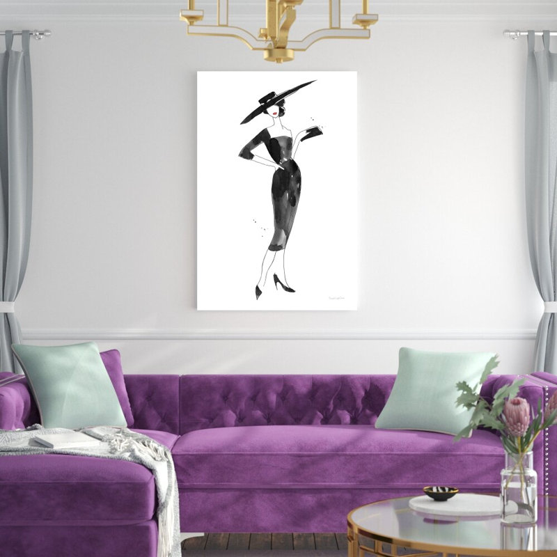 Chapeau tendance - imprimé, H 48 po x l 32 po