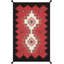 Tuscany Wool Oriental Area Rug in Rust