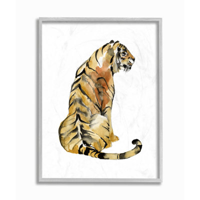 «Tiger Posture Animal», reproduction d'art