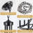 Mumme  8 Light Farmhouse Wagon Wheel Chandelier Candle Style Rustic Round Lights Fixture for Kitchen Island Living Room Foyer Entryway-1172593617-1204015997
