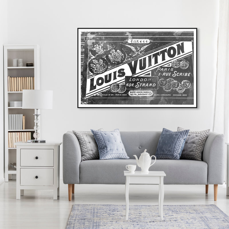 454 Strand Night - Publicité sur toile, H 24 po x l 36 po, Toile tendue
