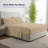 Bedroom 100% Organic Viscose From Bamboo Sheets Set, 300 Thread Count, Cooling Bedding Sheets for Hot Sleepers, Flat, Fitted, Pillowcase-129857485-111656338