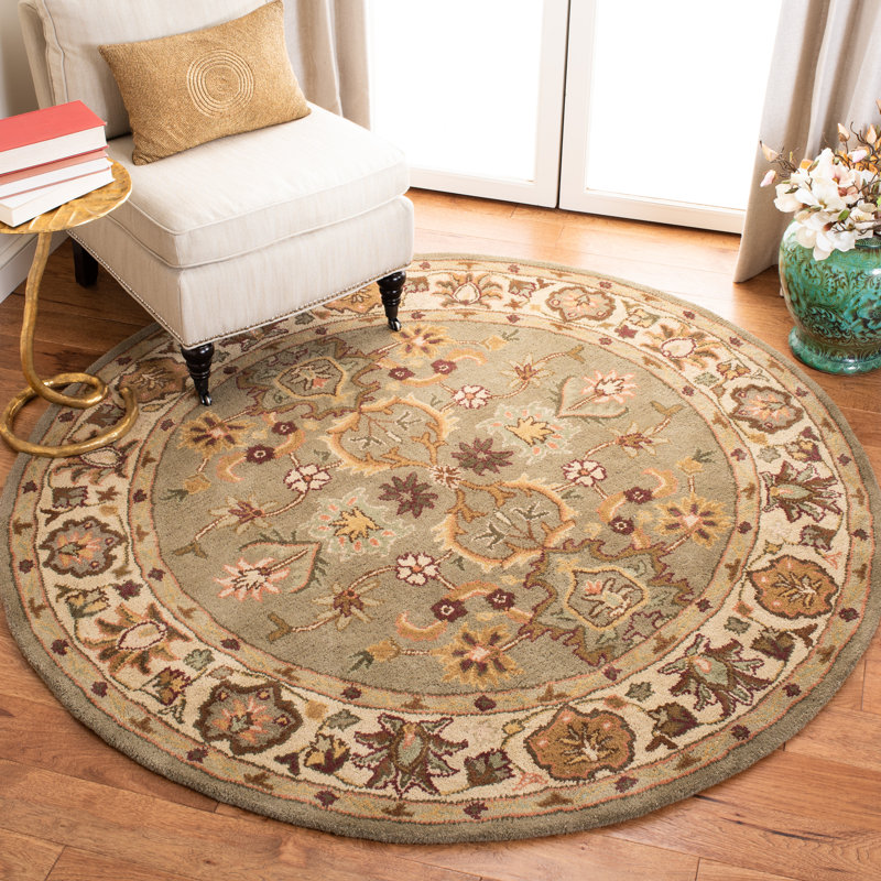 Cranmore Hand Tufted Wool Oriental Rug, Round 8'