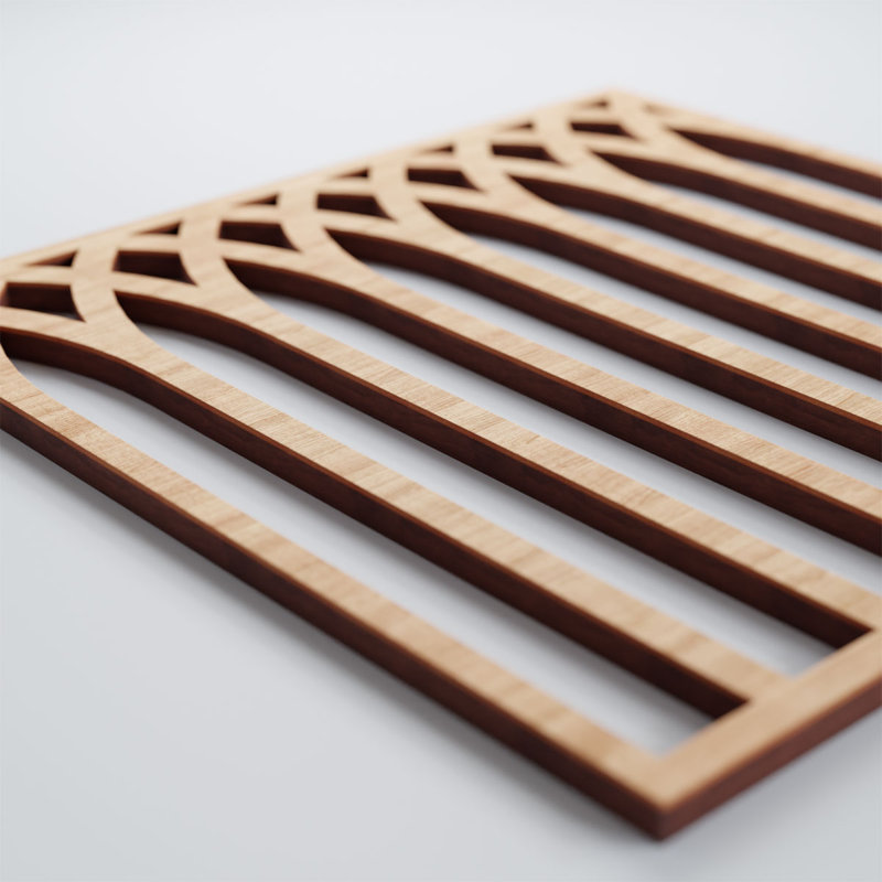 Cedar Wall Paneling, Alder, 15.38" H x 15.38" W