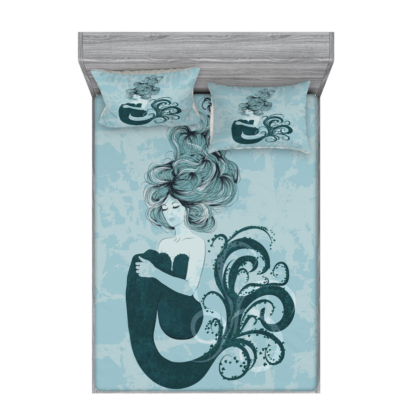 Microfiber Sheet Set, Queen Sheet Set + Fitted Sheet + 2 Pillowcases