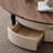 Light luxury oval storage coffee table