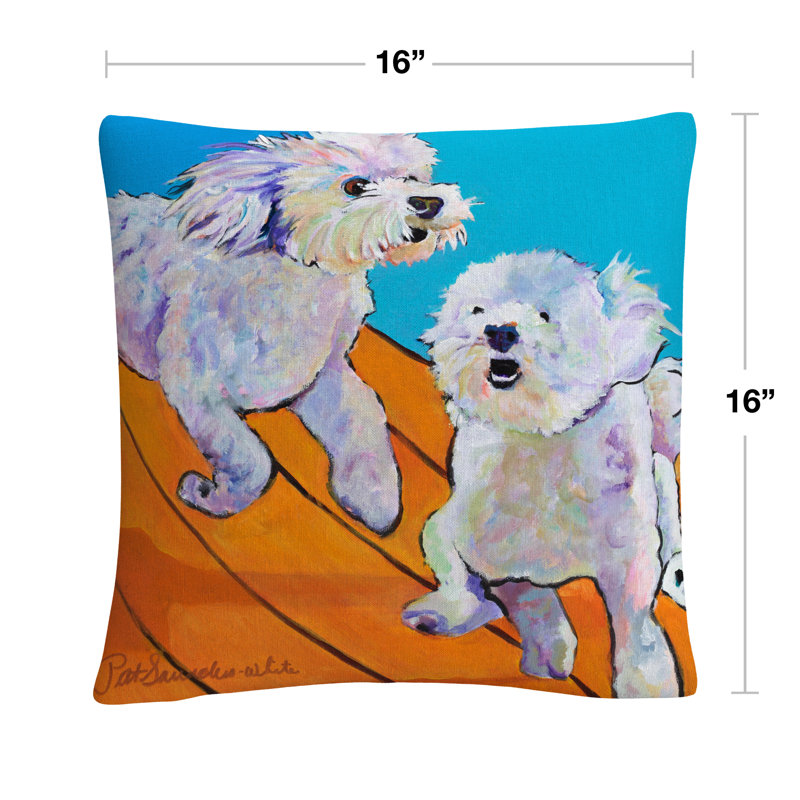 Pat Saunders-White Throw Pillow