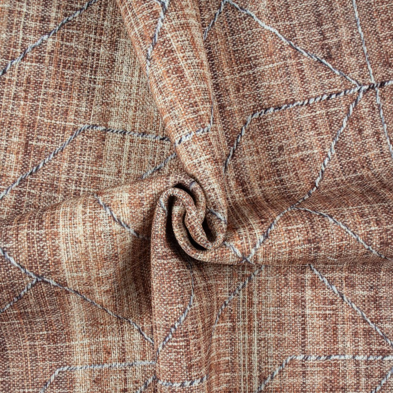 GLN Rugs Contemporary - Machine Washable Area Rug, Bohemian Vintage Washable Rug, Non Slip Area Rug, Low Pile Chenille Living Room Rug, Bedroom Rug, Bathroom Rug (Brown Rug)