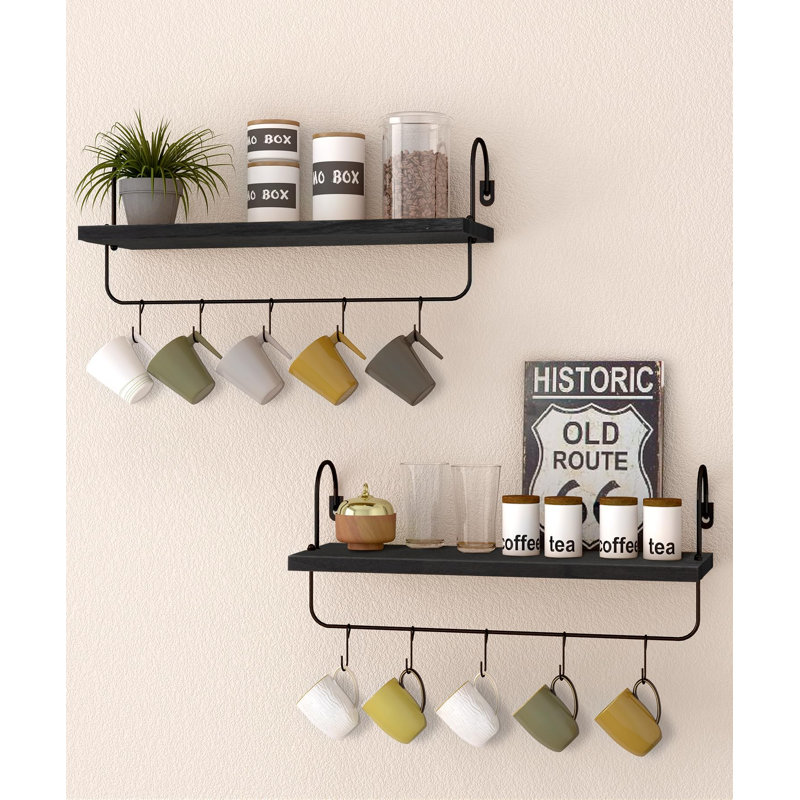 Makenzie Accent Shelf, Black