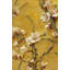 Adhésif décoratif floral doré doré