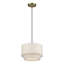 Luminaire suspendu en laiton antique 1 lumière Aselin-122725052
