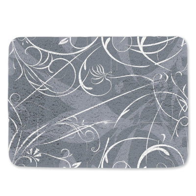 Tapis de bain floral