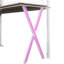 Lit mezzanine en métal avec DEL, tablettes de rangement, garde-robe et bureau - Rendez votre chambre à coucher plus pratique-667159819