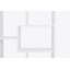 Asymmetrical Display Shelf & Bookcase, 5-Tier, White-163303595
