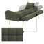 Canapé-lit futon avec 2 coussins Teddy-130165170