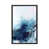Toile avec cadre gris
